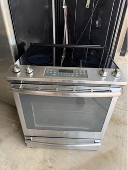 Ge electric stove stainless steel sliding