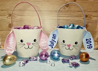 Personalized Easter Bunny Baskets