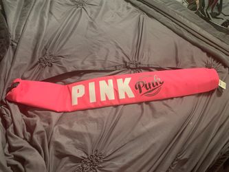 Pink yoga mat holder