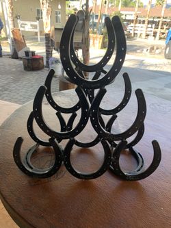 Horse Shoe Wine Holder