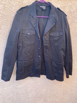 Dark Olive Military Safari Jacket