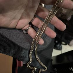 Chain With Cuban Lock Box