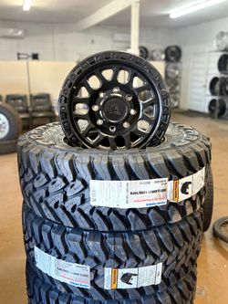 F250 Wheels and Tires 17x9 0+ Arena Boost + 35/12.50/17 Toyo M/T 