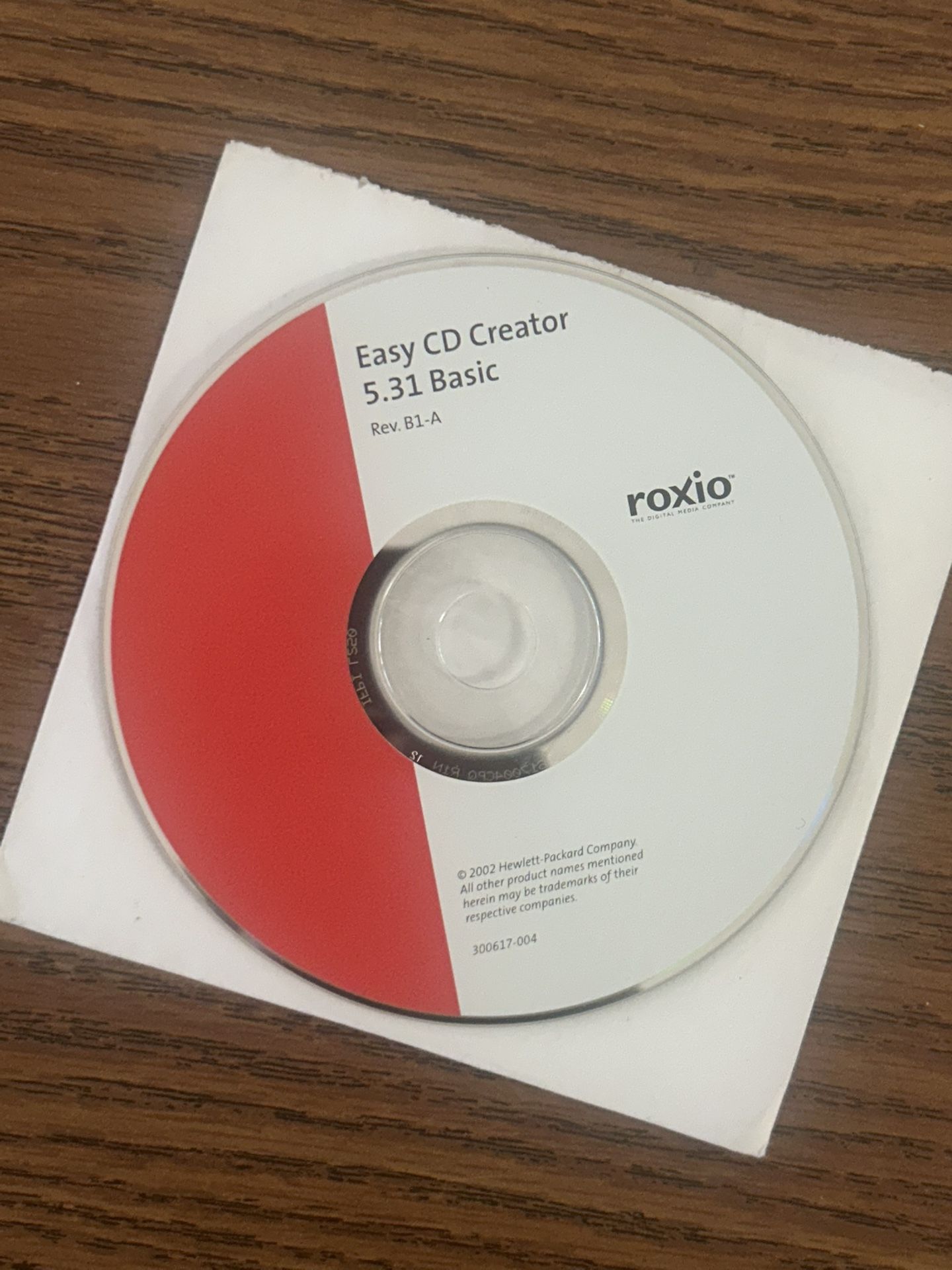 Roxio Easy CD Creator 5.31 Basic (Rev. B1-A)