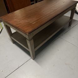 Two Side Tables And Center Table 