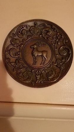 Vintage Brass Decorative Wall Plate