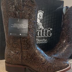 Women’s Hand Tooled Leather Boots