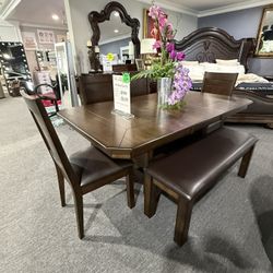 6 Pc Dining Table 
