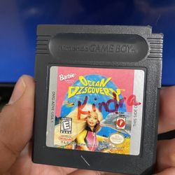 Game Boy Color Game barbie Ocean Discovery
