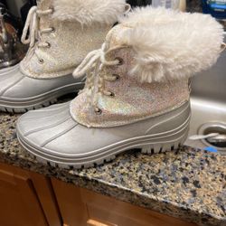 London Fog Snow Boots Girls 3