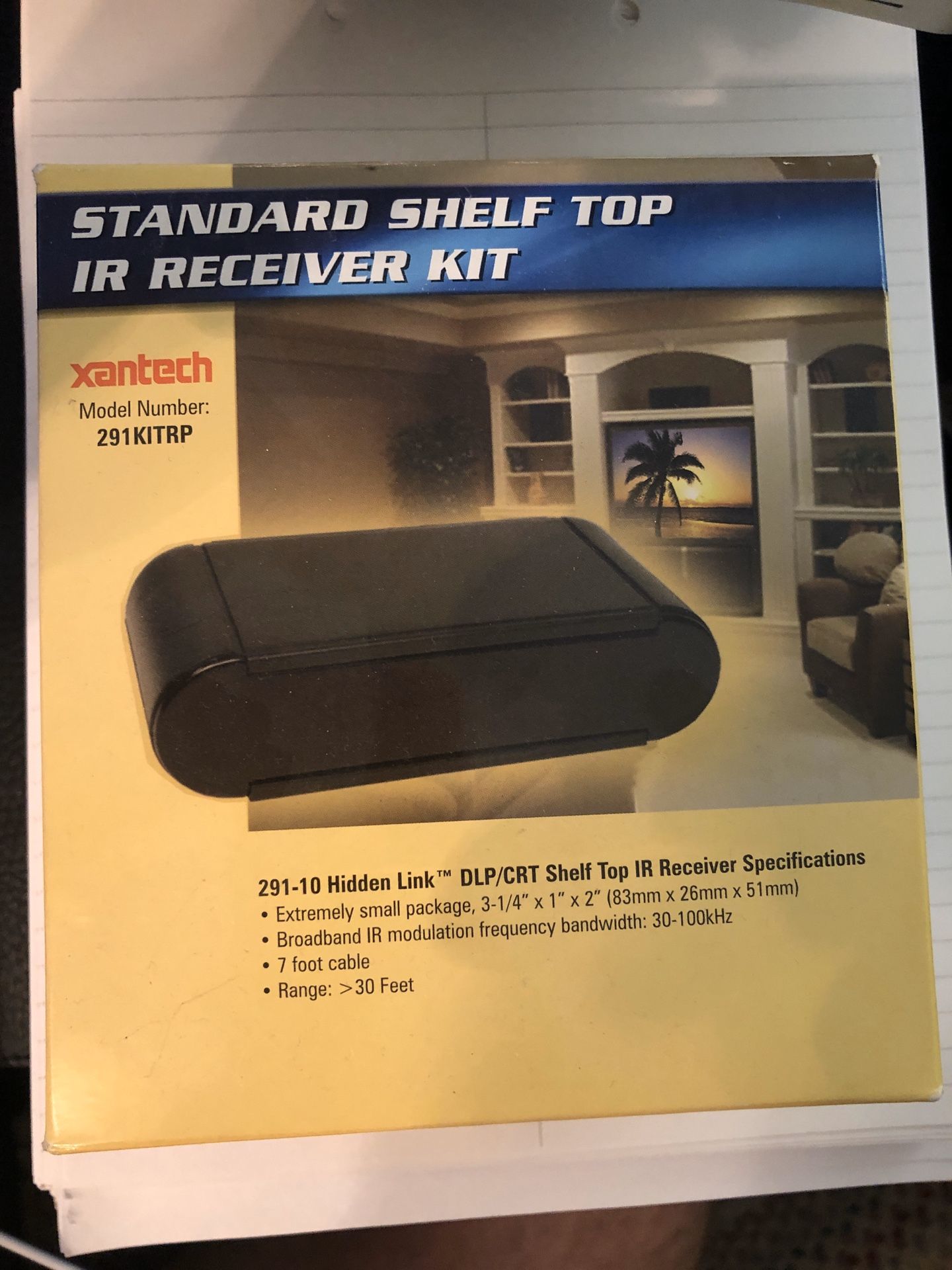 Shelf Top IR Receiver Kit Xantech