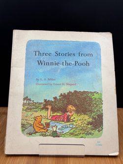 Three Stories from Winnie-the-Pooh Vintage Scholastic Paperback Book