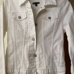 Womens White Jean Jacket 