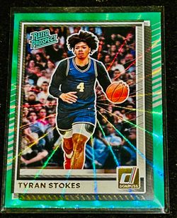 Tyran Stokes Green Laser Holo Rated Prospect 2025-26