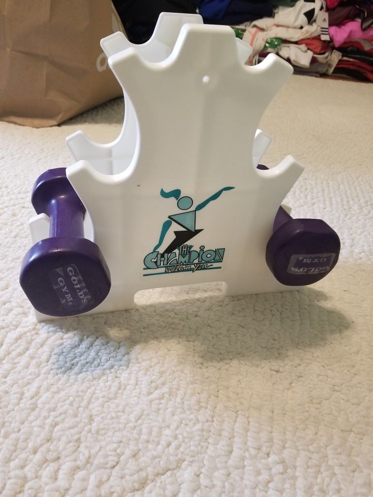 New Plastic Dumbbell Stand