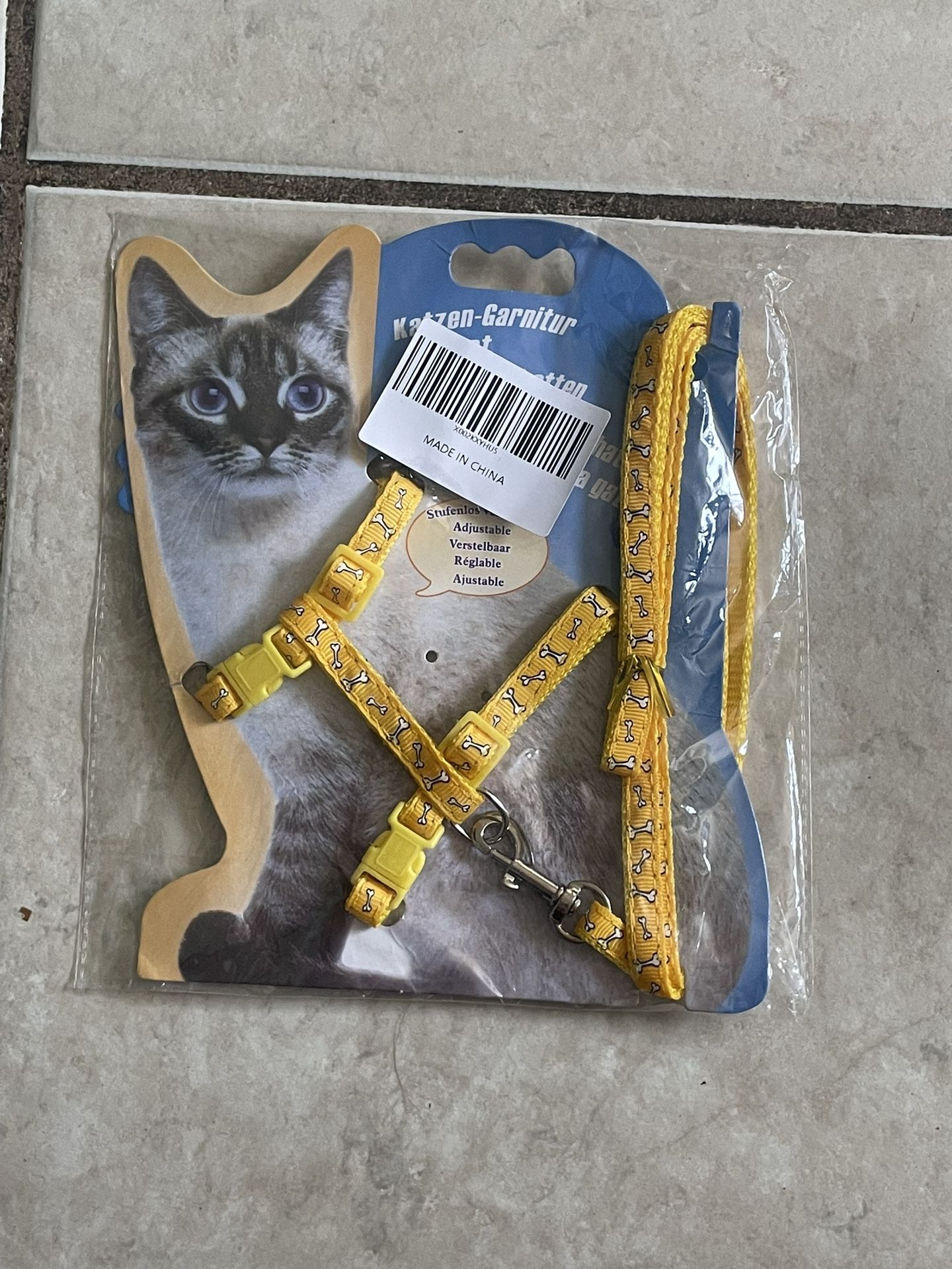 Yellow Cat Harness