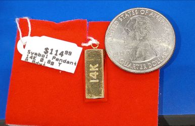 14k Gold bar