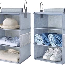StorageWorks Hanging Closet Organizers with 6 Shelves