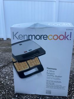 Kenmore 4-Slice Belgian Waffle Maker