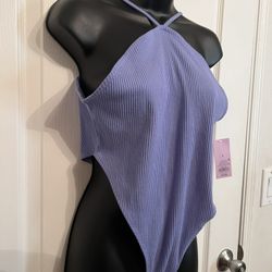 Wild Fable- Brand New Periwinkle Halter Bodysuit NEW WITH TAGS 🏷 