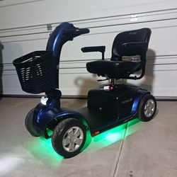 Mobility Scooter Pride Victory 10 With Led Lights Underneath