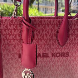 Hot pink Michael Kors bag