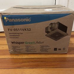 Panasonic FV-0511VKS2 WhisperGreen Select Ventilation Fan, 50-80-110 CFM