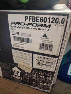 Pro Form Sport XT Bench New