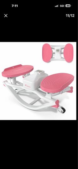 Merach Rocking Stepper Ski Machine with 3D Motion Stepper Design Side Sepper Machine for Home Workout - 330 lbs