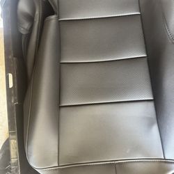 Ford Explorer 2016 to 2019  black Faux Leather seat covers
