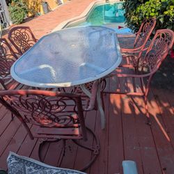 Name Brian Patio Set No Damage In The Frame Just A Need To Be Painted
