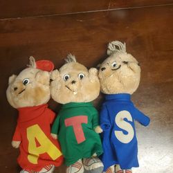 Authentic Vintage 1983 Alvin And The Chipmunks Plush