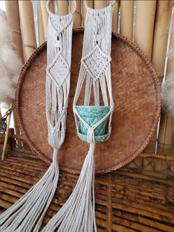 2 Macrame Wall Decor