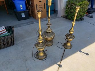 Stiffel Brass lamps