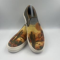 NEW VANS  Sneakers Cali Tapestry Cactus slip on Men’s  8.5 slip on desert colors NWOB