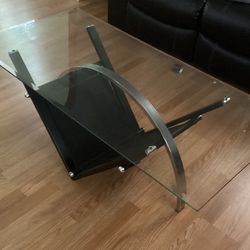 Glass Coffee Table Set 