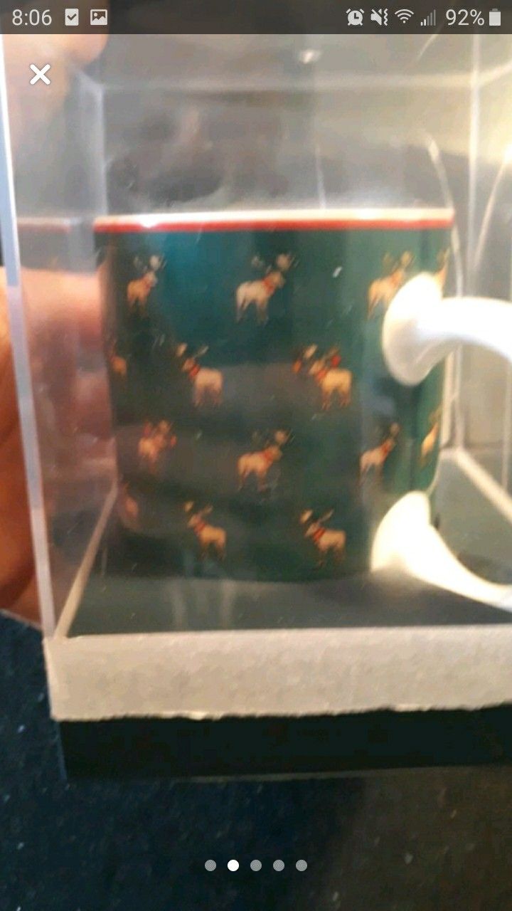 Reindeer coffee mug