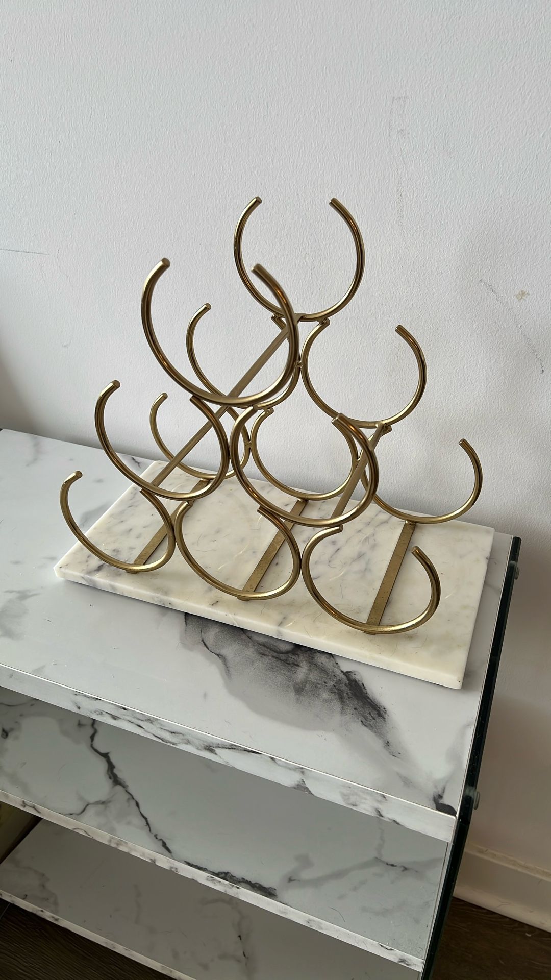 Anthropologie Marble Wine Rack