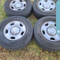 Ford Tires (Good) And Rims From F150.