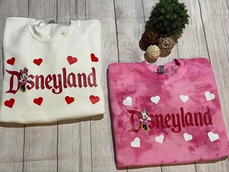 Disney Valentines Crewneck Sweaters 