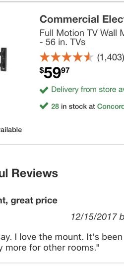 Wall Mount For 20 In To 56in Tvs