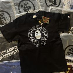 Crome X Bape Tees (black & White Version) 