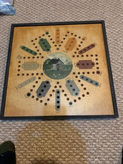 Ridge Hallow Folk Art Game Board “Aggravation”