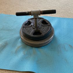 Homemade T-Bar Kettlebell Swing Handle – 75 Pounds Total Weight