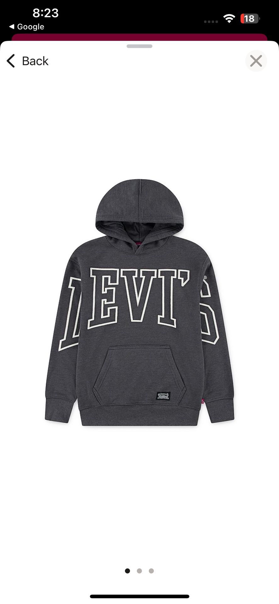 LEVIS TODDLER HOODIE