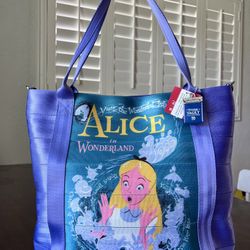 Disneyland vault collection 70 Harvey’s Alice in wonderland poster tote