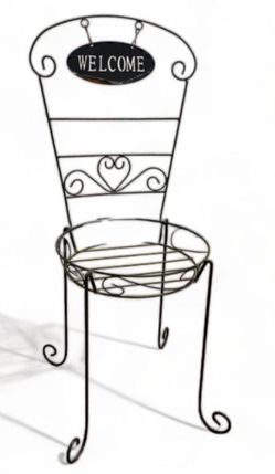Metal plant stand Chair
