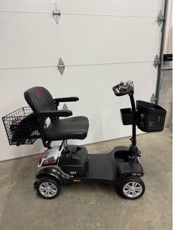 Flynama Four Wheels Compact Travel Mobility Scooter with 300w Motor- Chrome Model #L-P198329  $1655 plus tax at Lowe's website new still in the box