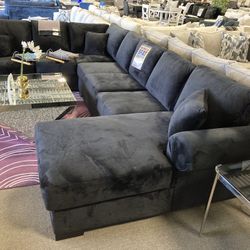 Black Sectional (Available In Many Colors)