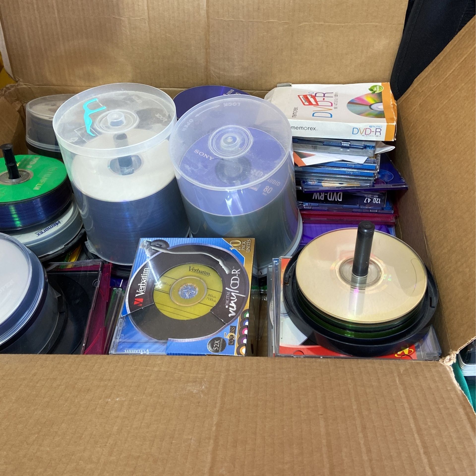 Blank Cd R And Dvd R Disks